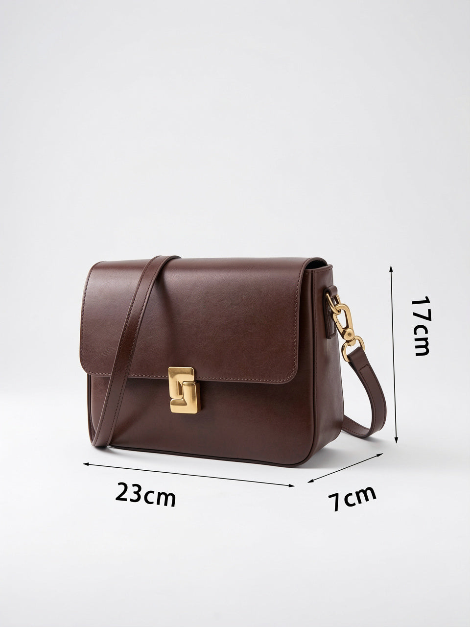 Isabeau — Sac à main femme à bandoulière en cuir marron - 3