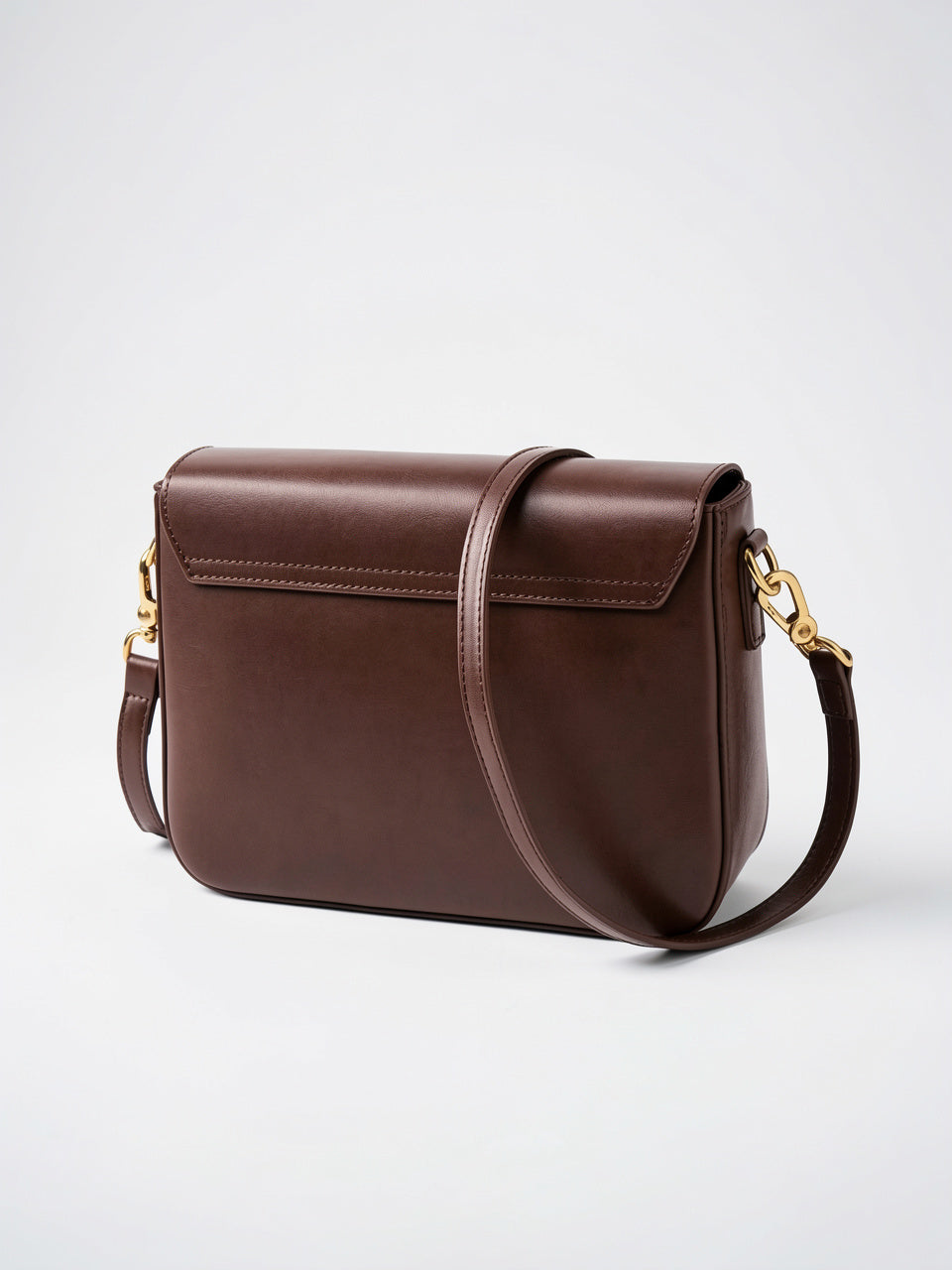 Isabeau — Sac à main femme à bandoulière en cuir marron - 6