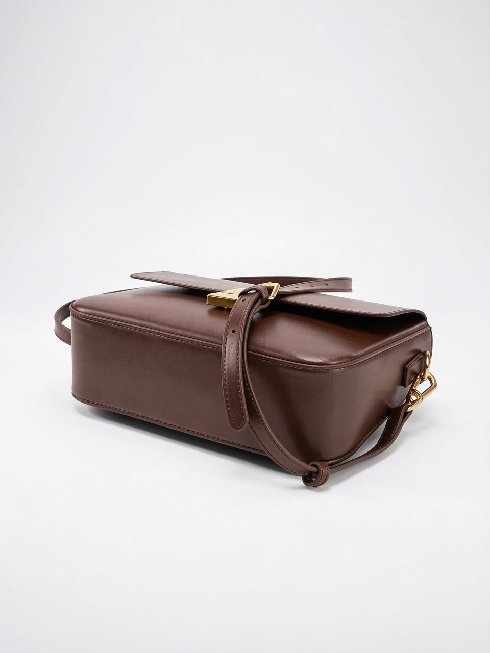 Isabeau — Sac à main femme à bandoulière en cuir marron - 7