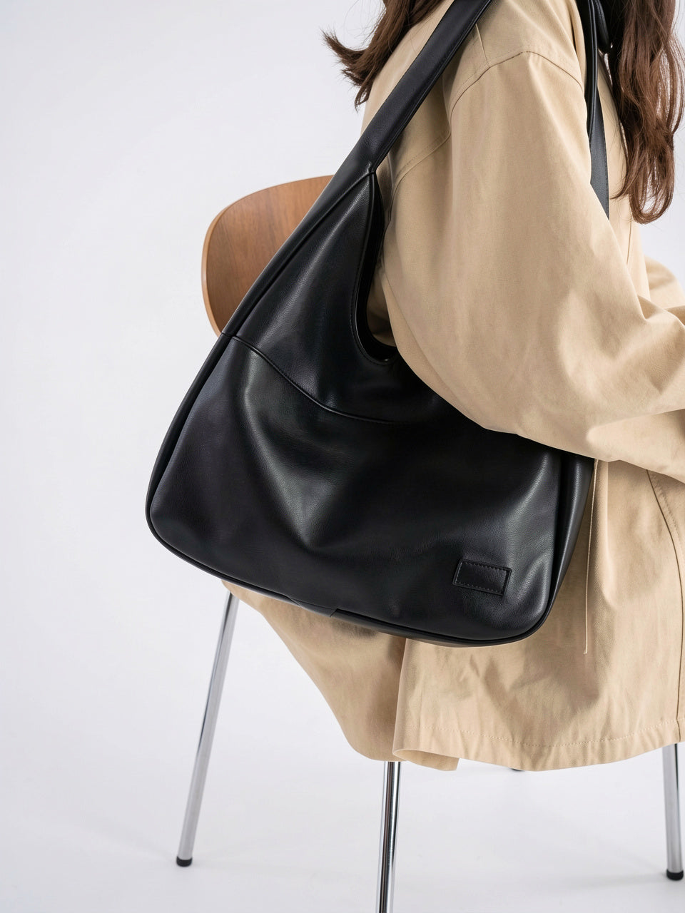 Isabeau — Sac de cours tendance en cuir lisse - 2