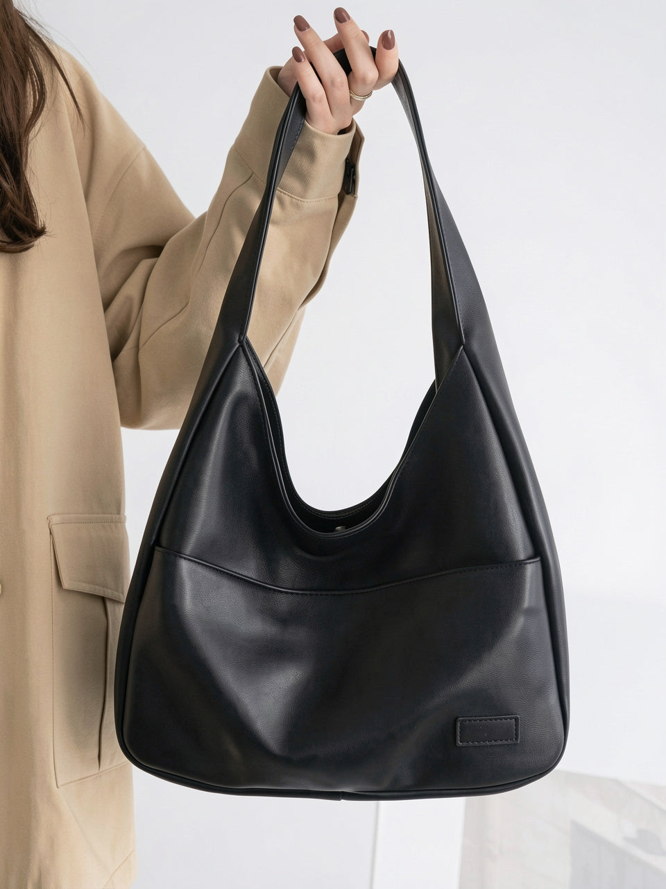 Isabeau — Sac de cours tendance en cuir lisse - 4