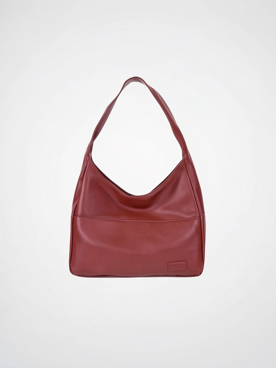 Isabeau — Sac de cours tendance en cuir lisse - Rouge