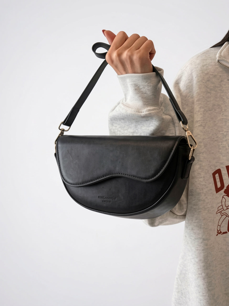 Isoline — Sac banane chic demi-lune à main - 10