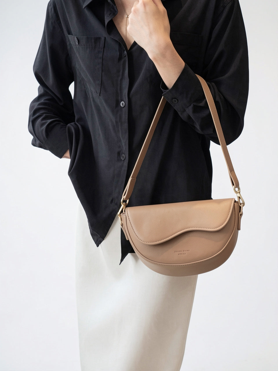 Isoline — Sac banane chic demi-lune à main - 13
