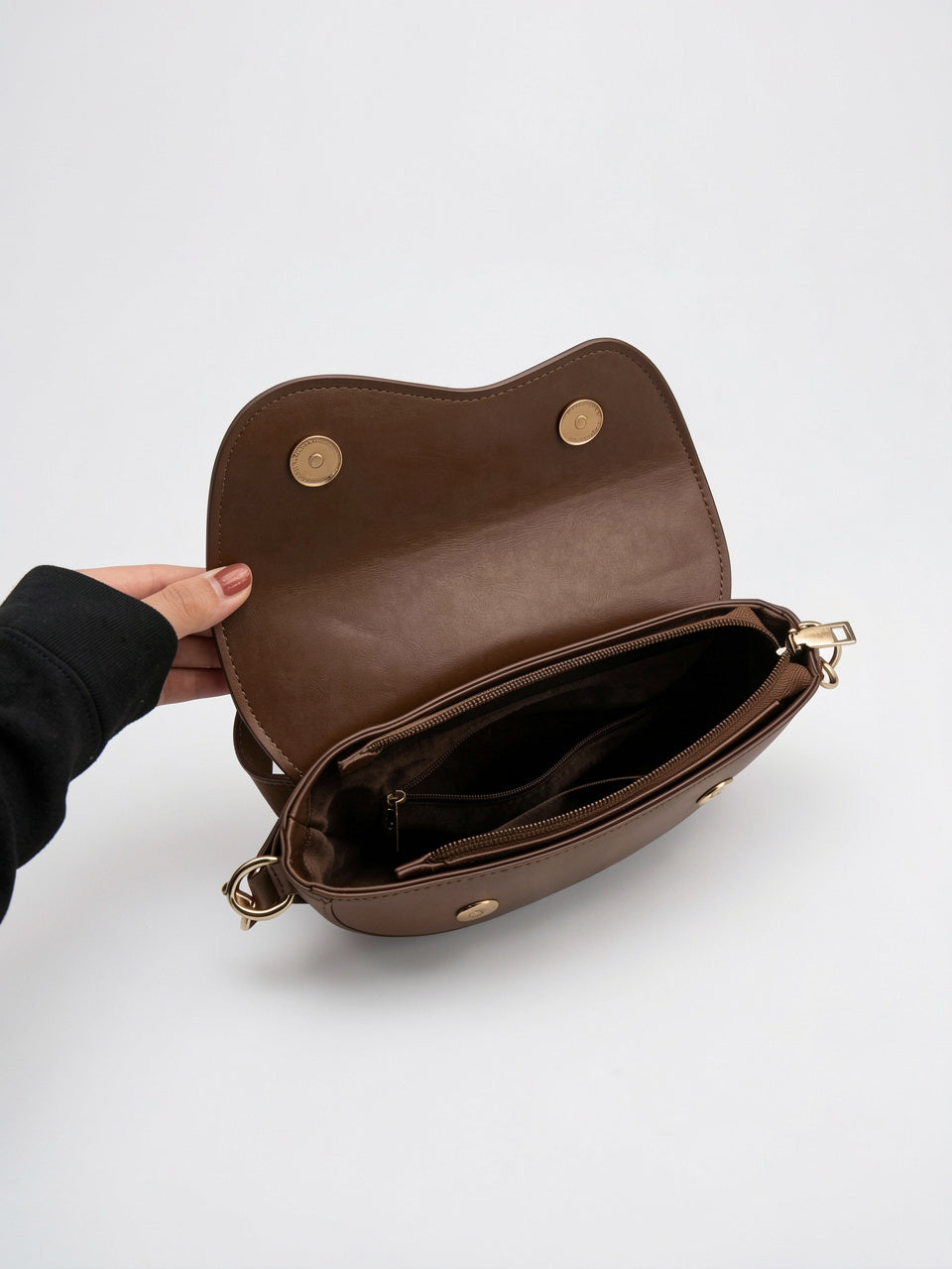 Isoline — Sac banane chic demi-lune à main - 3