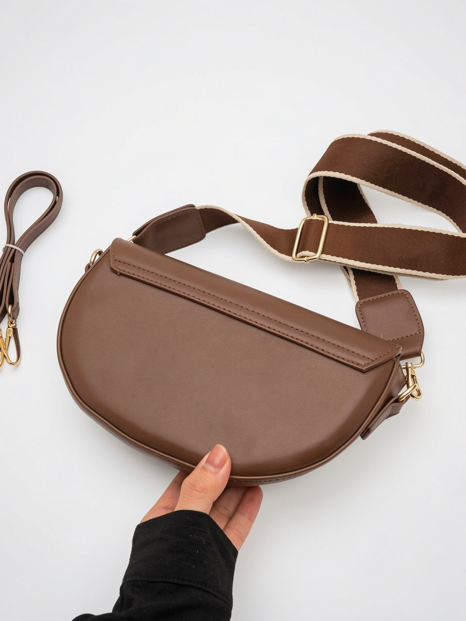 Isoline — Sac banane chic demi-lune à main - 5