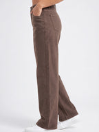 Jeans Coton Large Femmes Taille Mi-Haute Flexibles - 3
