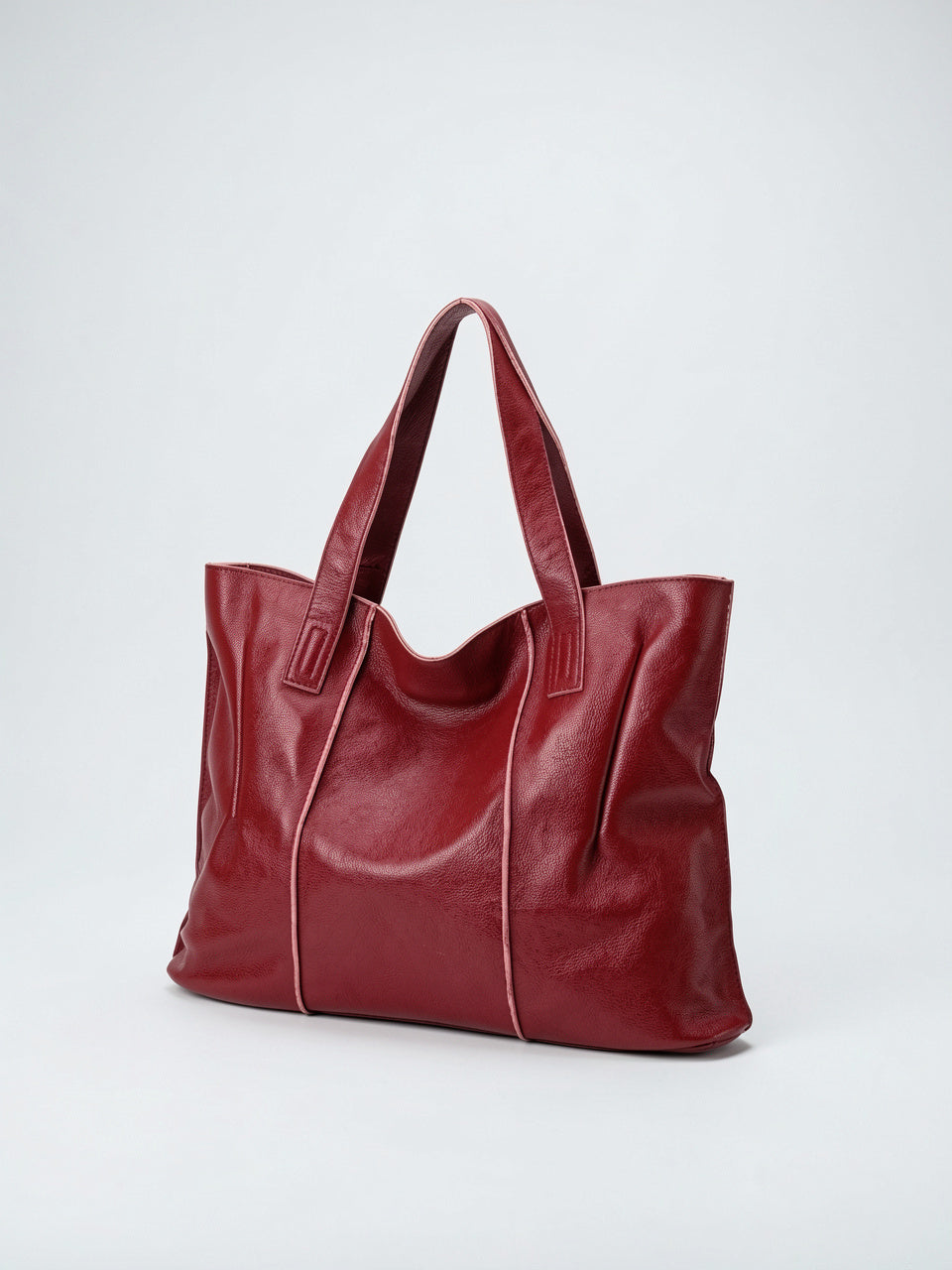 Kaelia — Grand sac cabas en cuir souple format - 13
