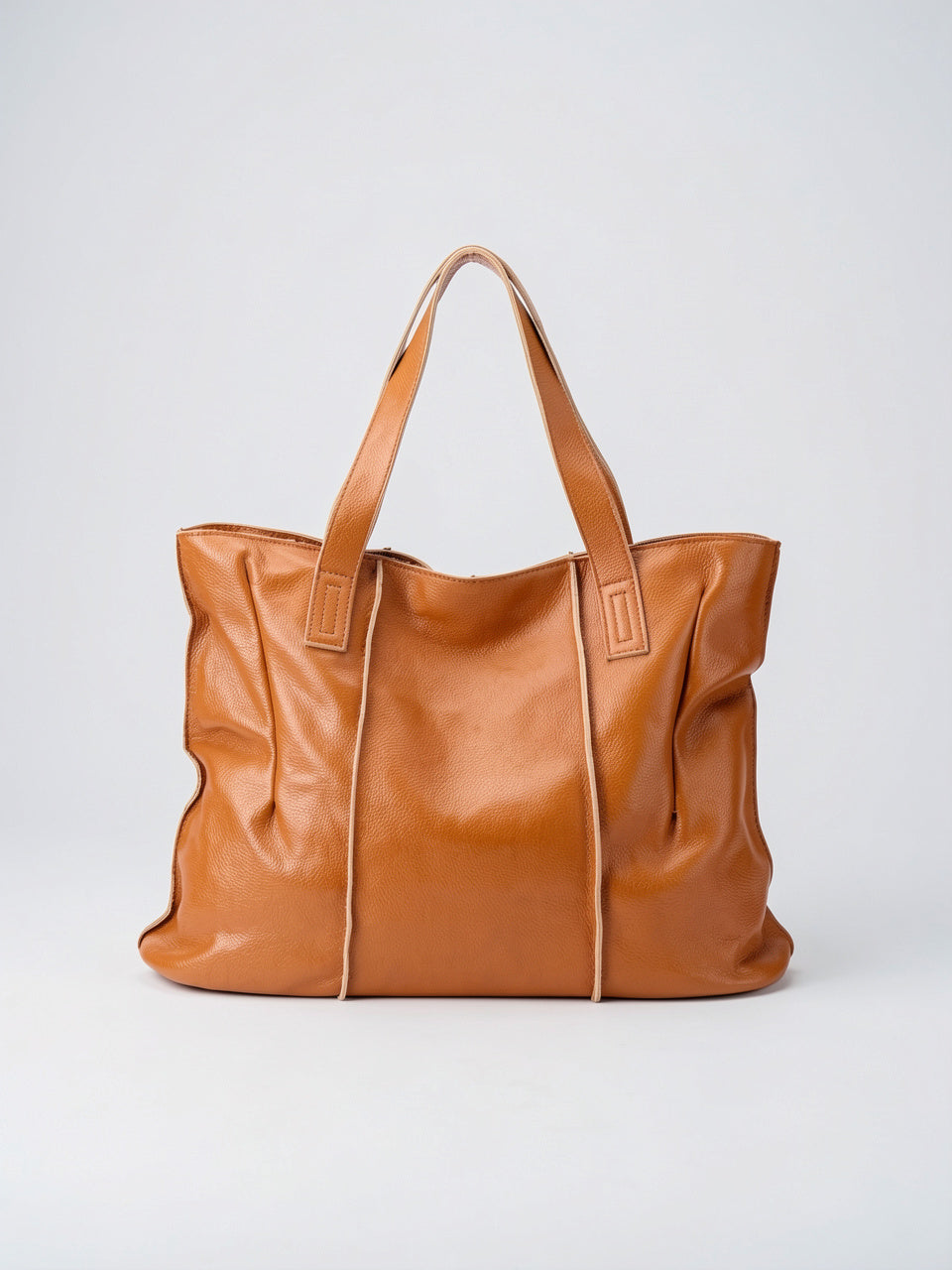 Kaelia — Grand sac cabas en cuir souple format - 4