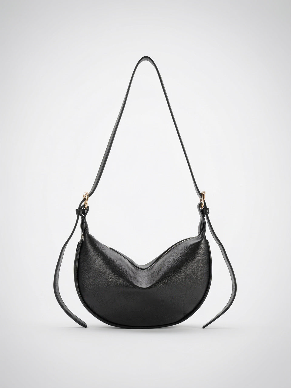 Kallie — Sac demi-lune - Noir