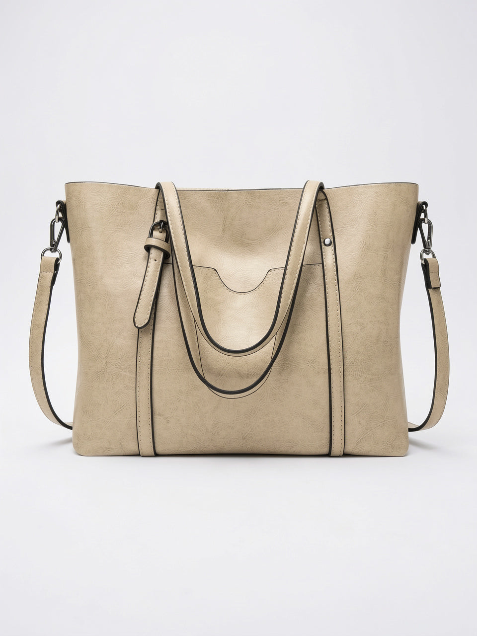Lalie — Sac à main vintage à bandoulière - Blanc