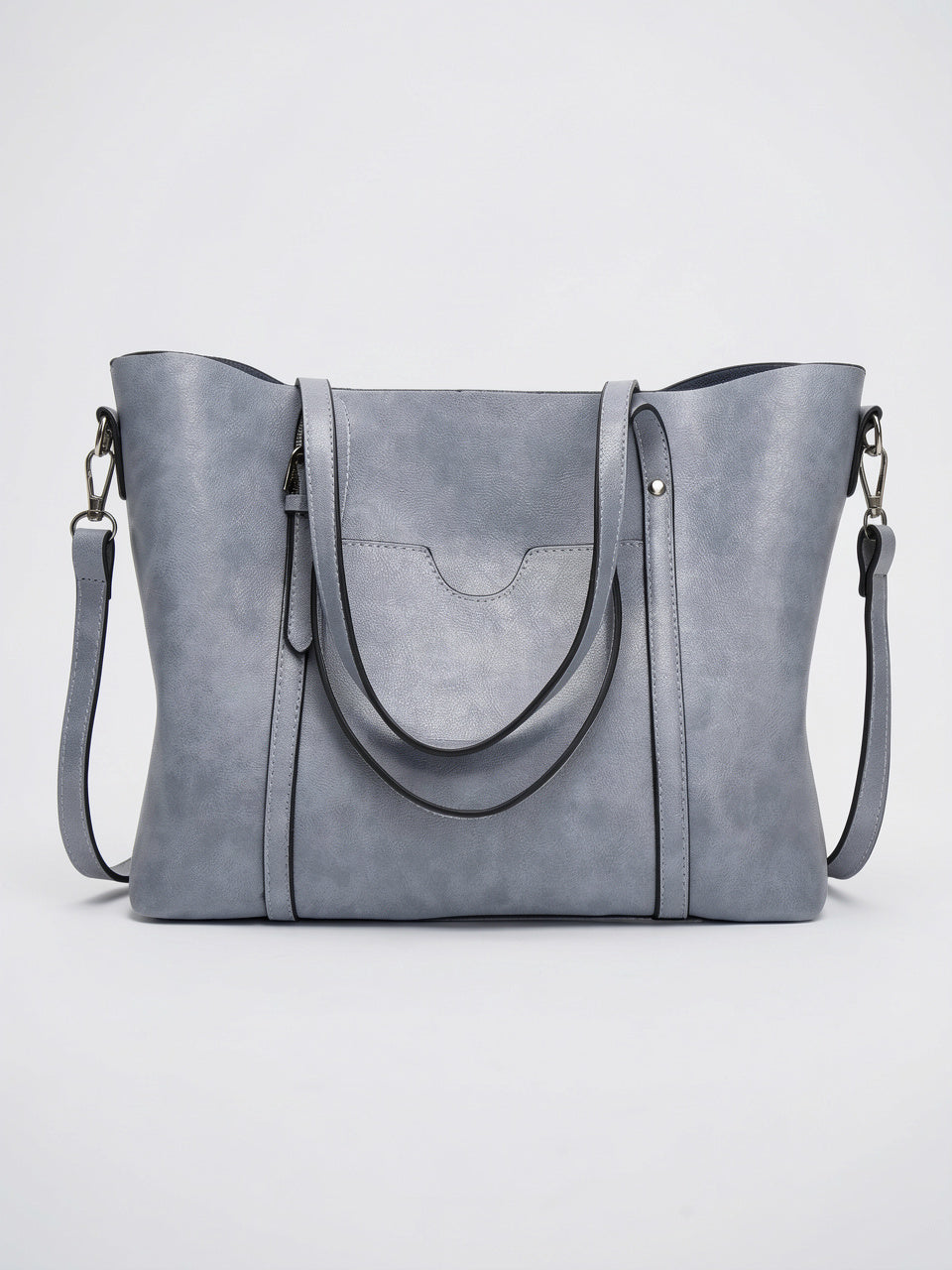 Lalie — Sac à main vintage à bandoulière - Bleu pastel