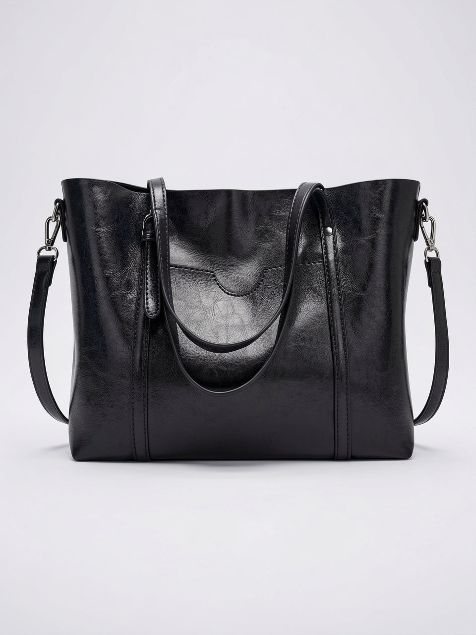 Lalie — Sac à main vintage à bandoulière - Noir