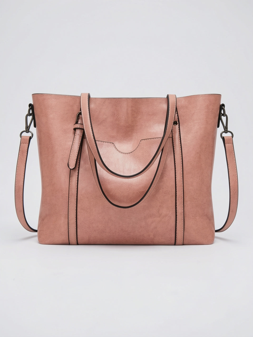 Lalie — Sac à main vintage à bandoulière - Rose