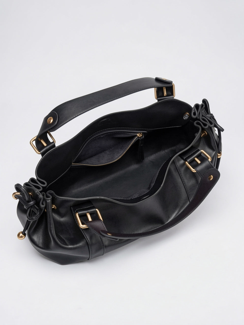 Léandra — Sac à main large en cuir tendance - 11