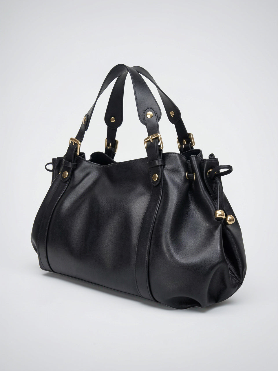 Léandra — Sac à main large en cuir tendance - 13