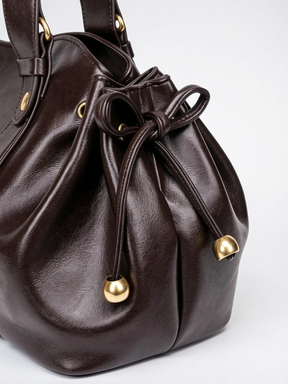 Léandra — Sac à main large en cuir tendance - 15