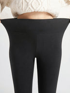Legging Polaire Doublé Sculptant Taille Haute Ventre Plat - 3
