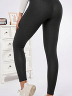 Legging Polaire Doublé Sculptant Taille Haute Ventre Plat - 4