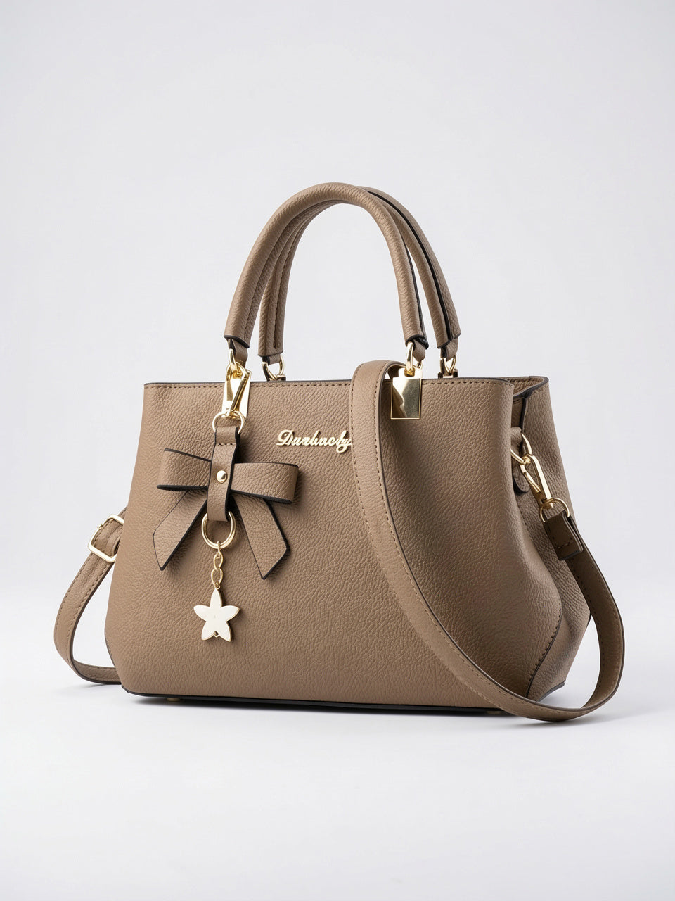 Léocadia — Sac à main en cuir véritable femme, élégance luxe et praticité au quotidien - Kaki A