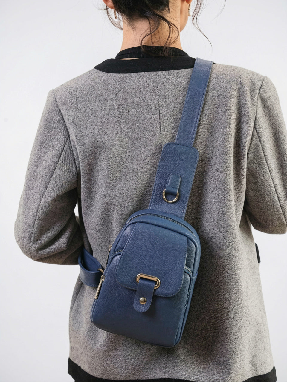 Léocadie — Sac banane femme cuir - 15