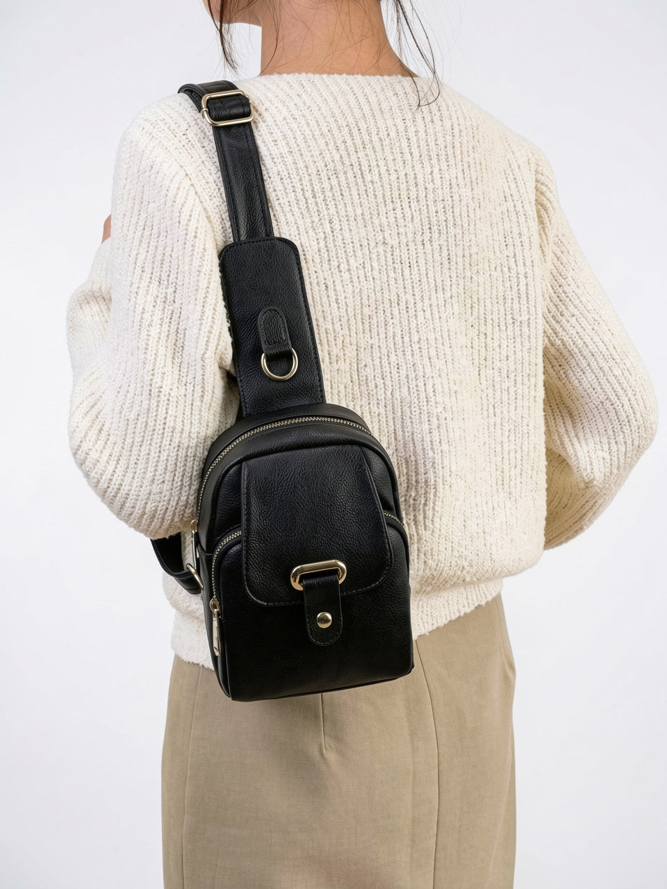 Léocadie — Sac banane femme cuir - 16