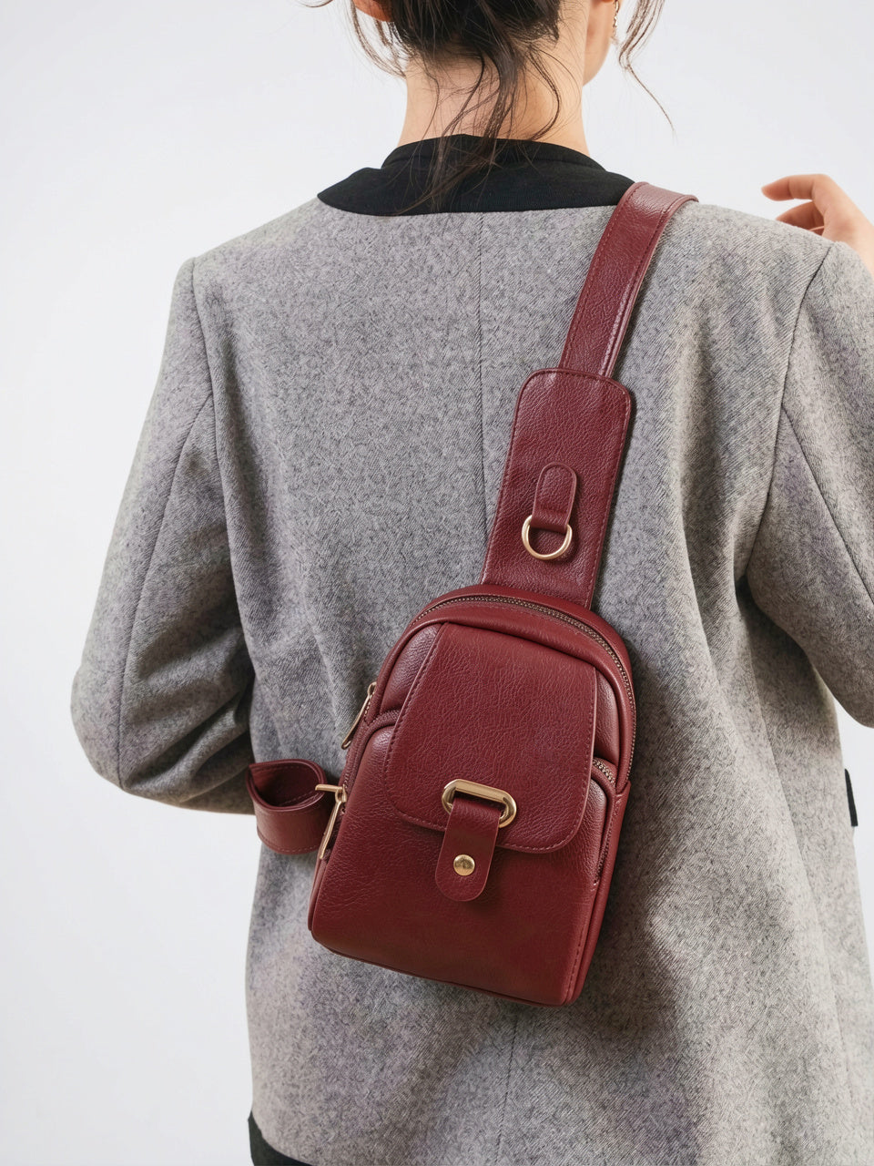 Léocadie — Sac banane femme cuir - 17