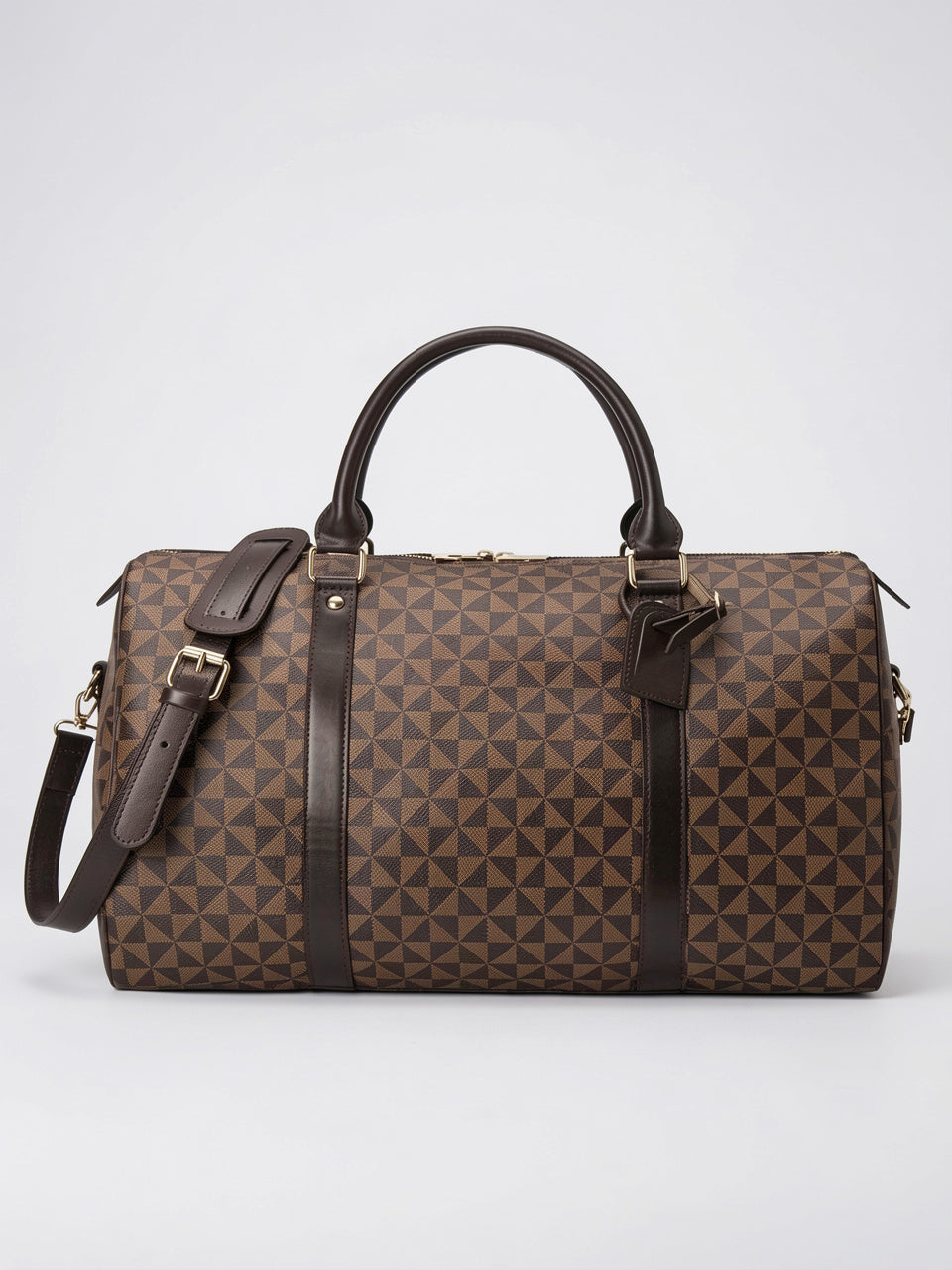 Léontine — Sac de voyage femme cuir - Café-S 46x26x27 Cuir (PU) Femme