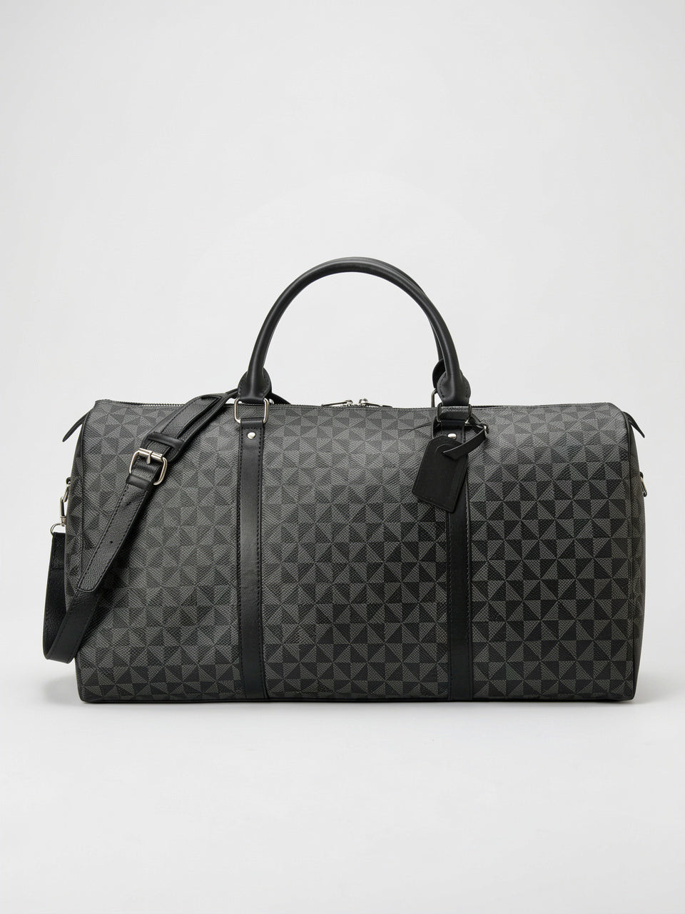 Léontine — Sac de voyage femme cuir - Noir-S 46x26x27cm Cuir (PU) Femme