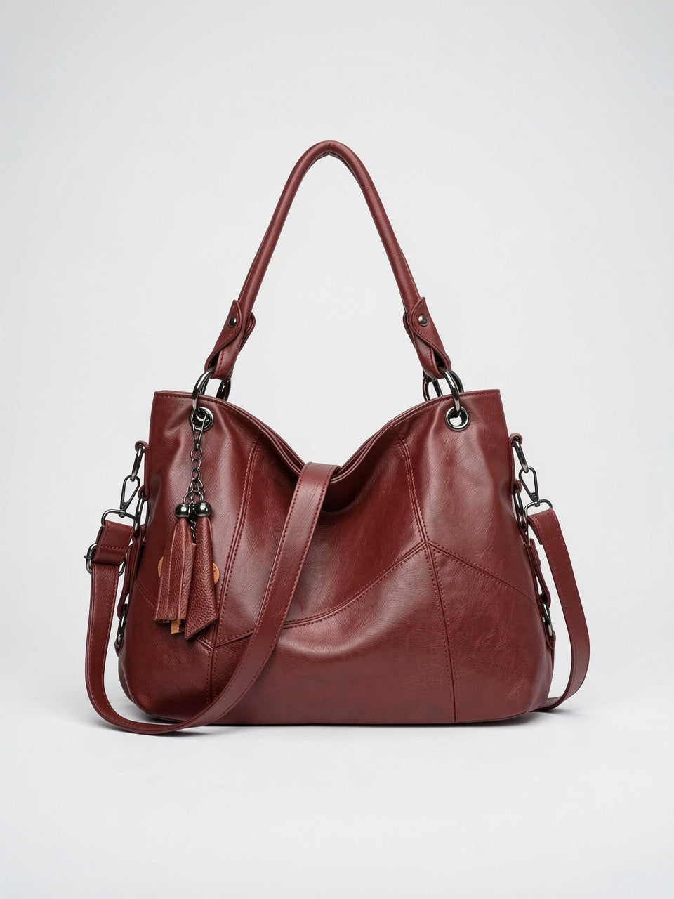 Louve — Sac à main original à bandoulière - Rouge