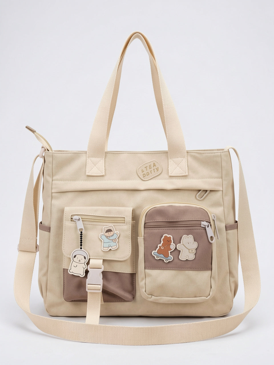 Lucea — Sac japonais de cours - Beige