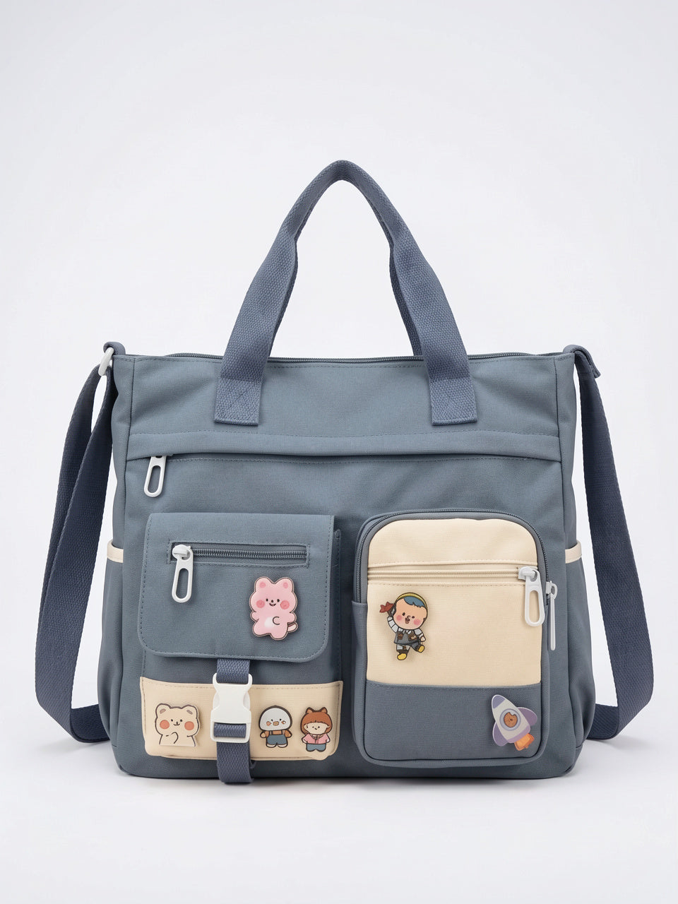 Lucea — Sac japonais de cours - Bleu