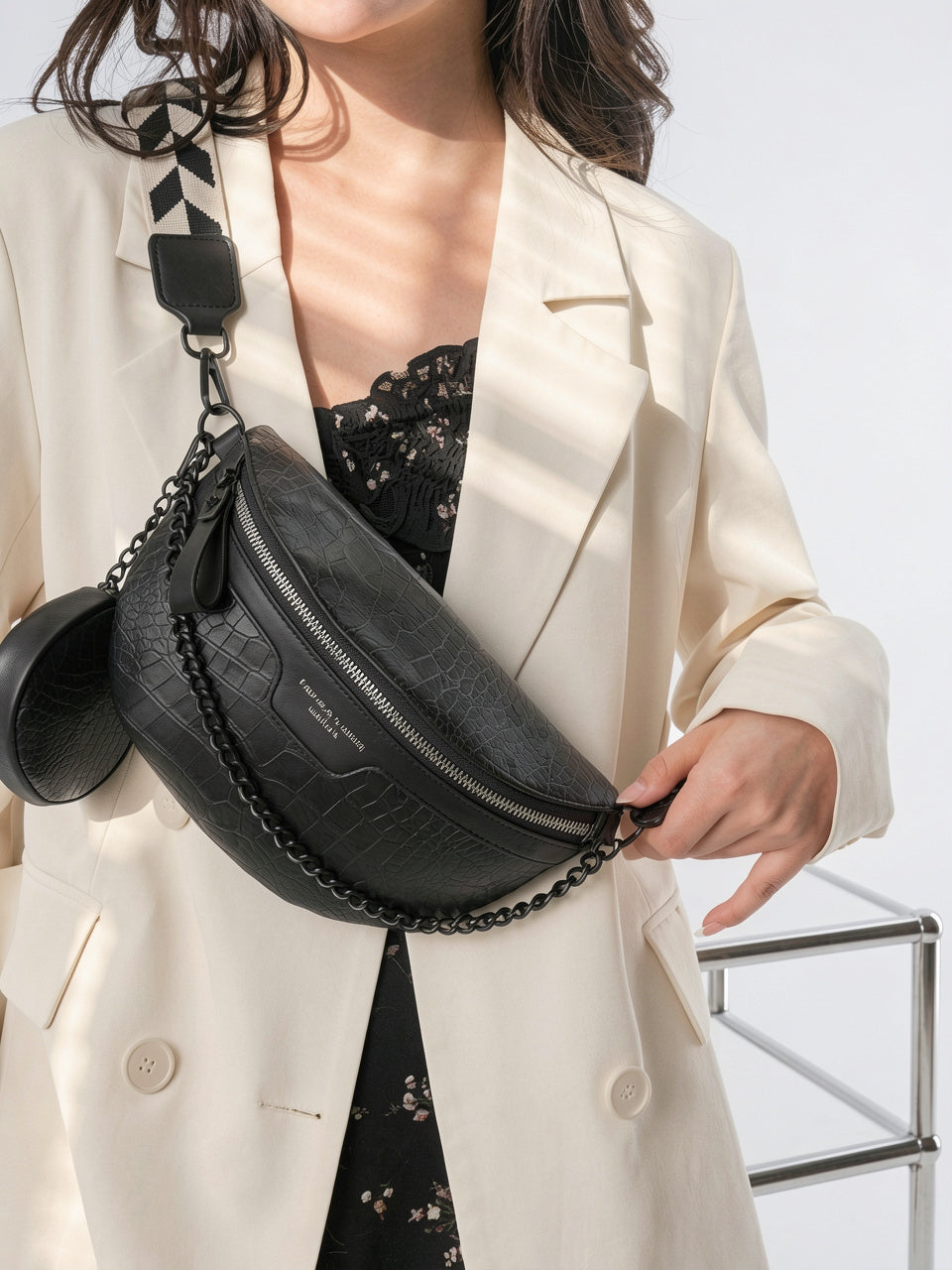 Lysandra — Sac banane femme cuir - 2