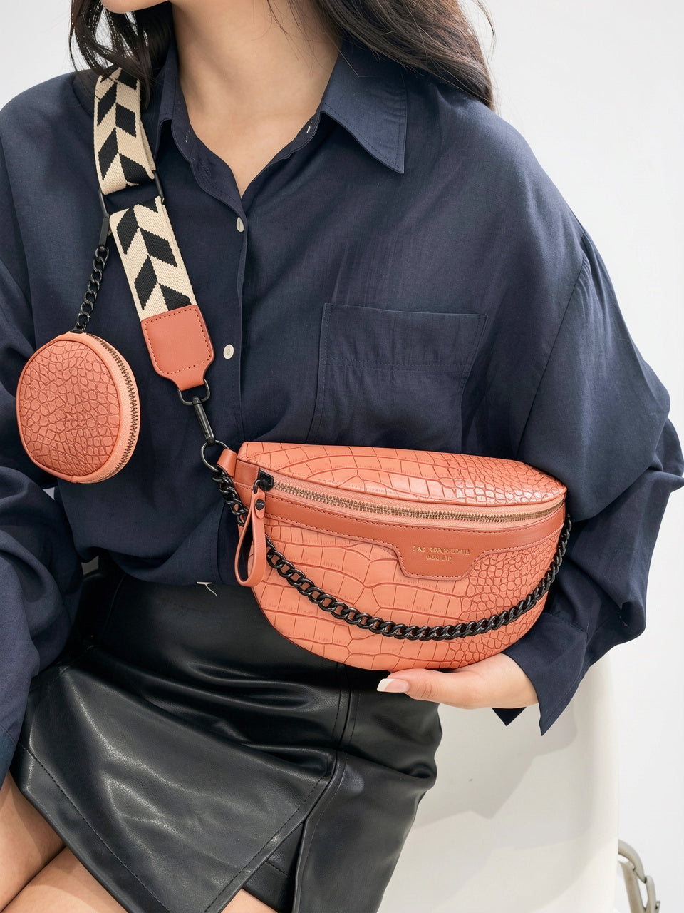 Lysandra — Sac banane femme cuir - 4