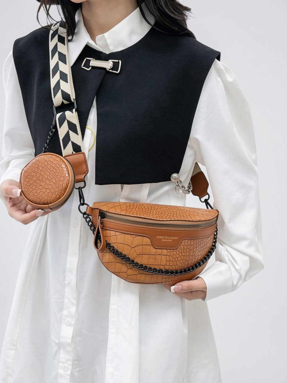 Lysandra — Sac banane femme cuir - 6