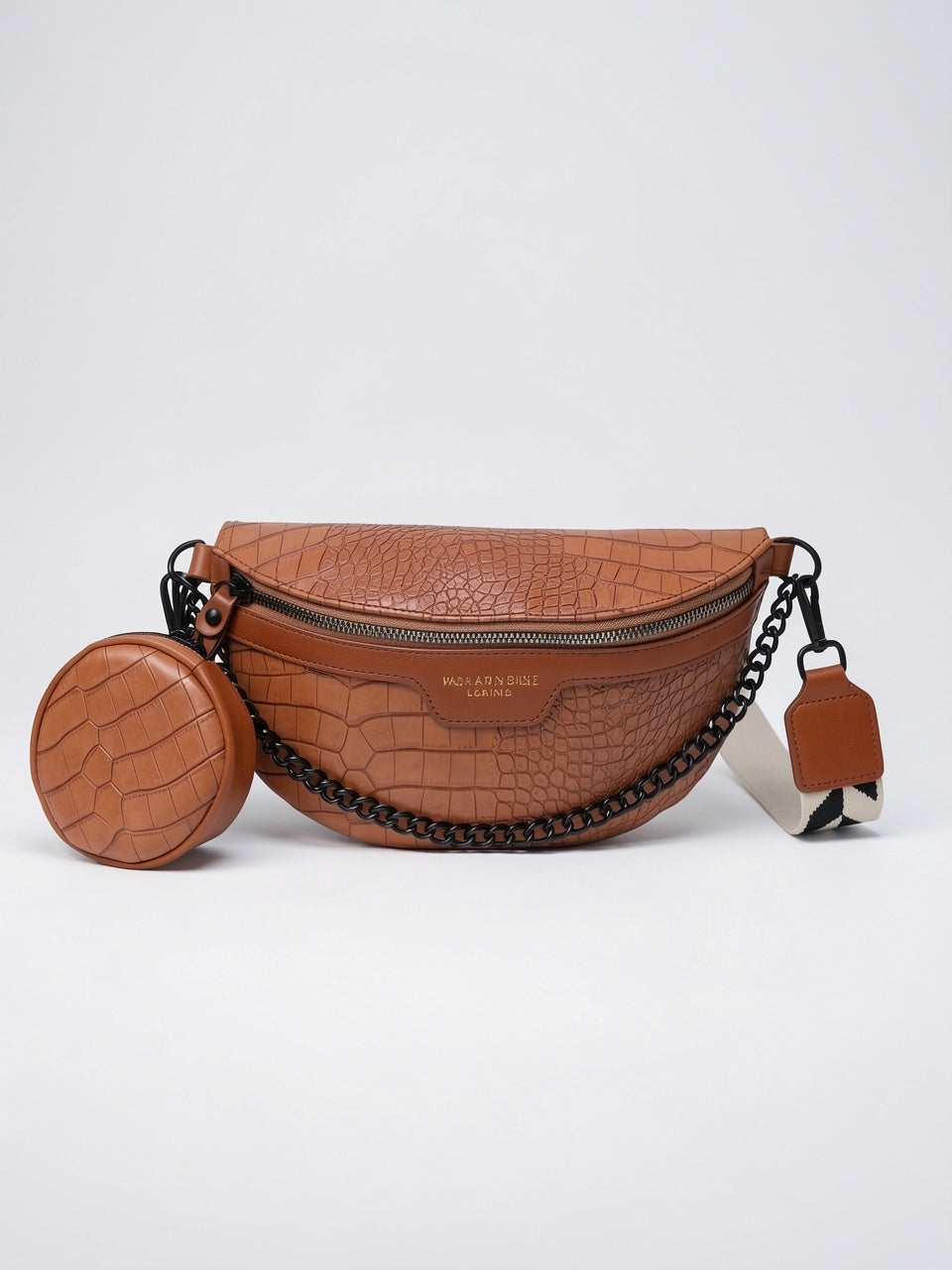 Lysandra — Sac banane femme cuir - Marron PU Sac Banane