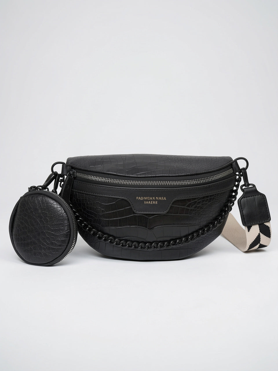 Lysandra — Sac banane femme cuir - Noir PU Sac Banane