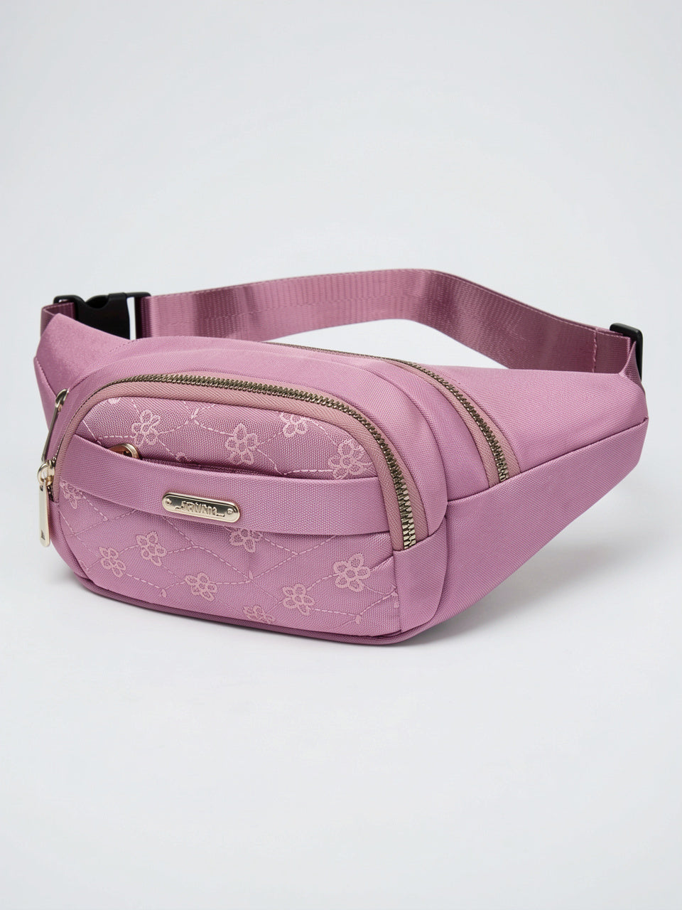 Lysithée — Sac banane tendance à motif floral tissu - 11