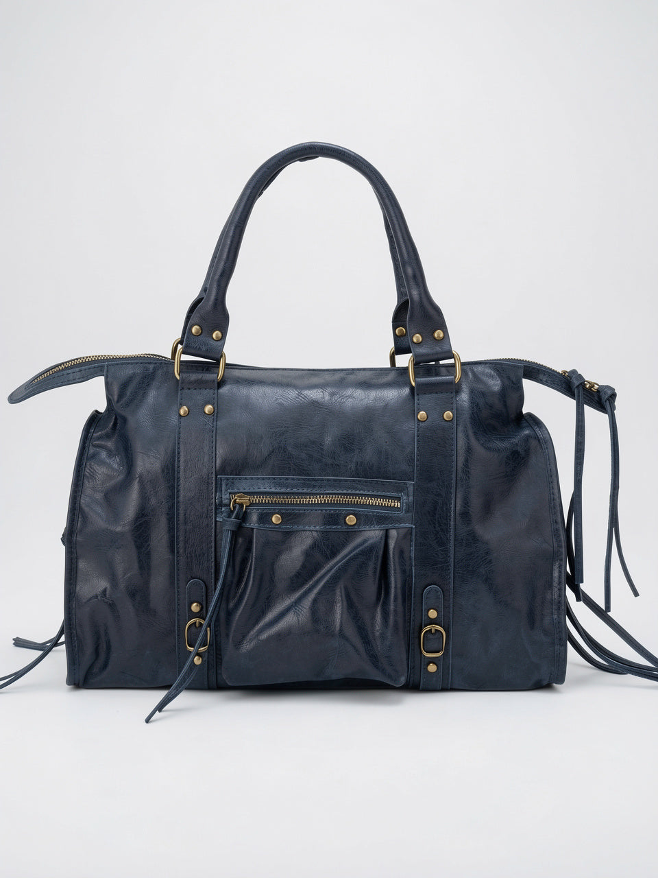 Maelie — Grand sac étudiant de cours - Bleu