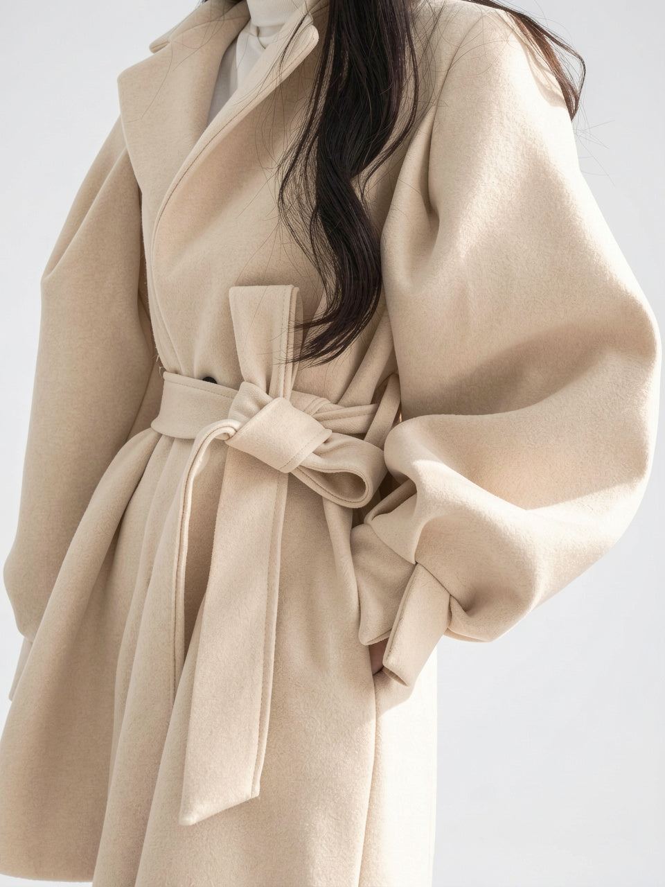 Manteau pour Femme Hivernal Chaud Structuré Doux - 2