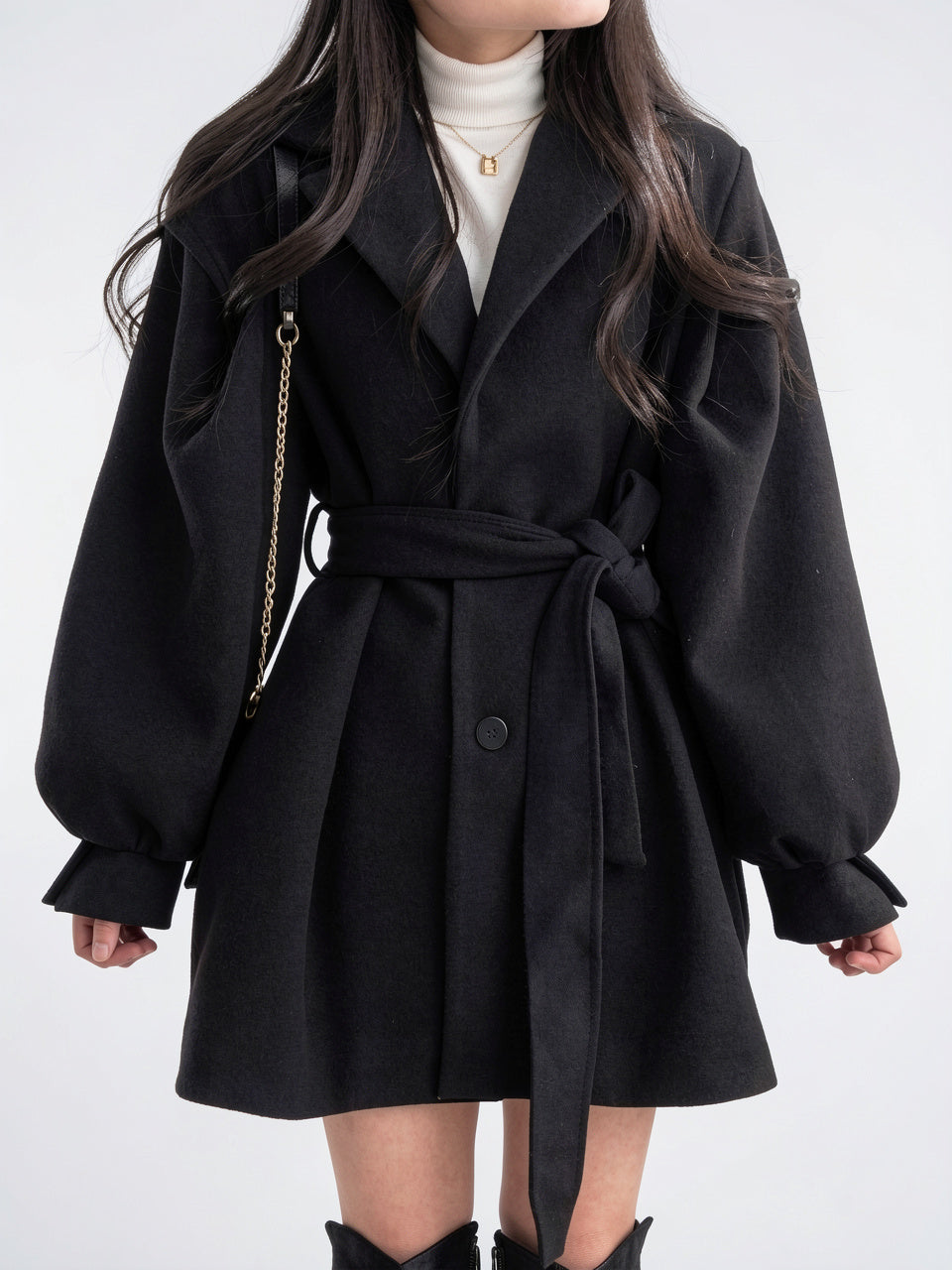 Manteau pour Femme Hivernal Chaud Structuré Doux - 4