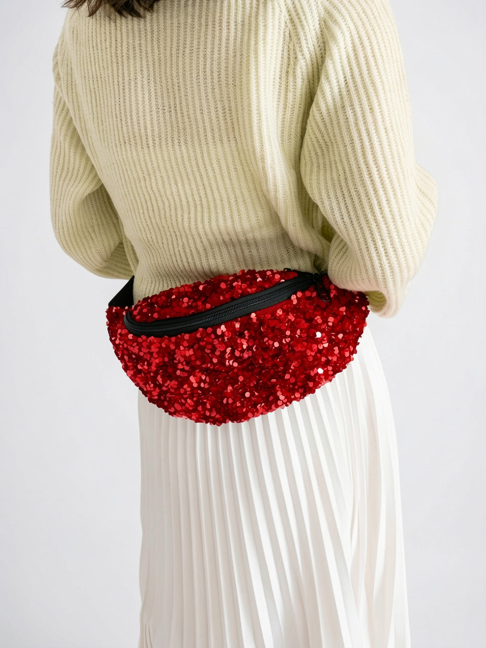 Mélusine — Grand sac banane tendance sequin - 10