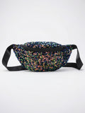 Mélusine — Grand sac banane tendance sequin - Multicolore