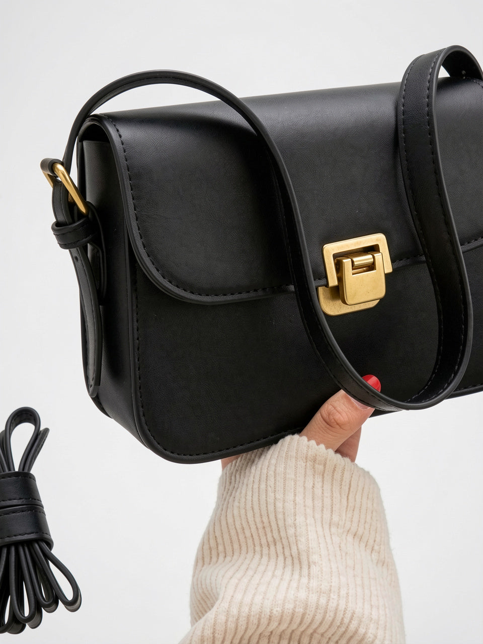 Ninon — Sac rétro à main femme - 4