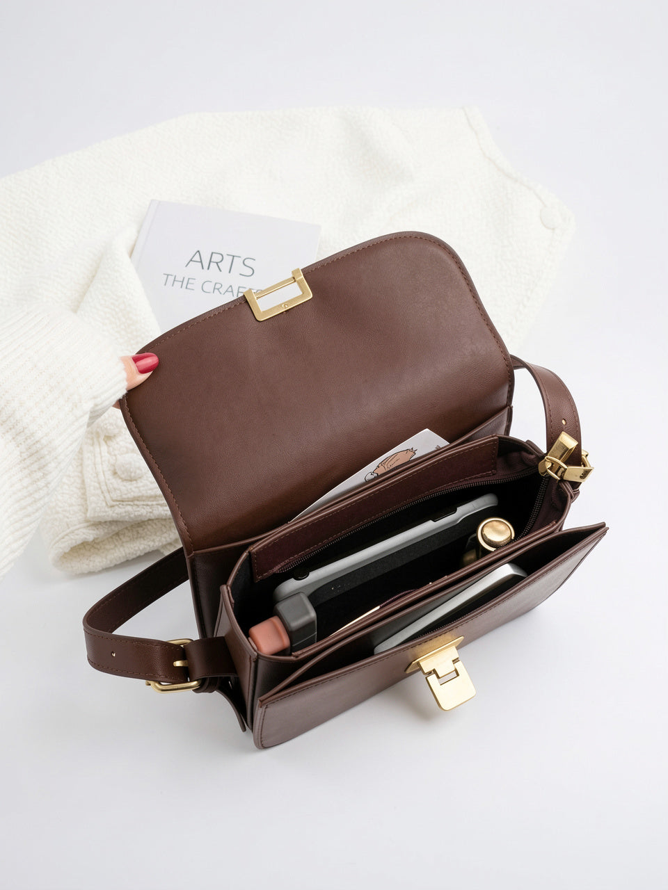 Ninon — Sac rétro à main femme - 7