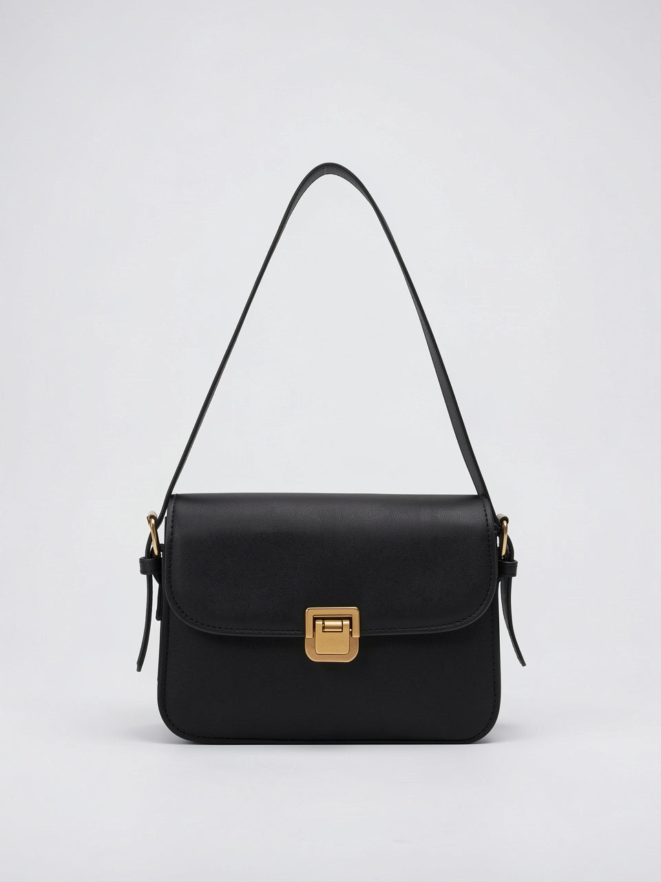 Ninon — Sac rétro à main femme - Noir