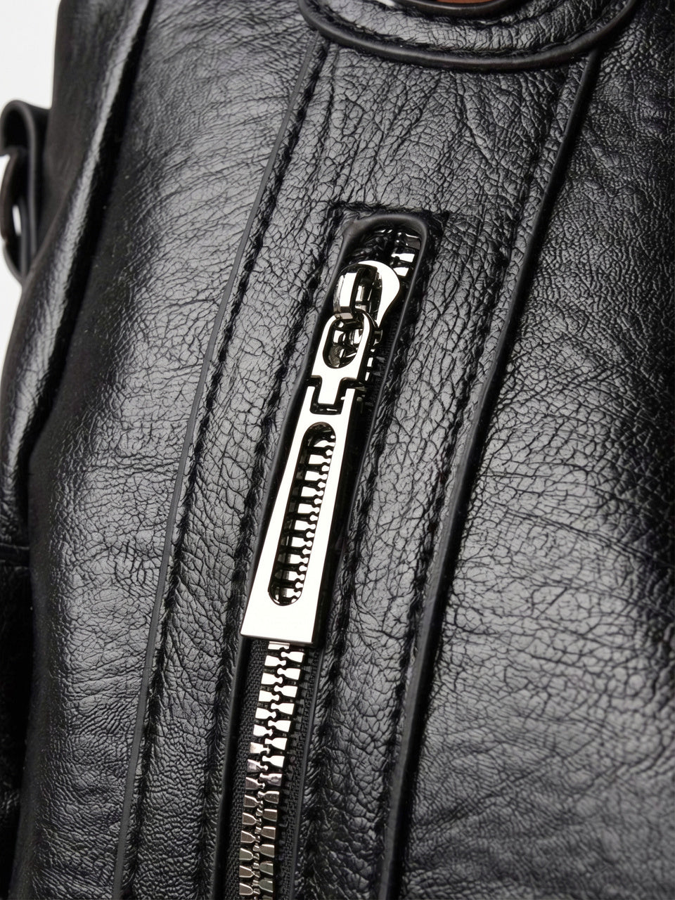 Olympe — Grand sac à main rétro souple de cours à bandoulière - 15