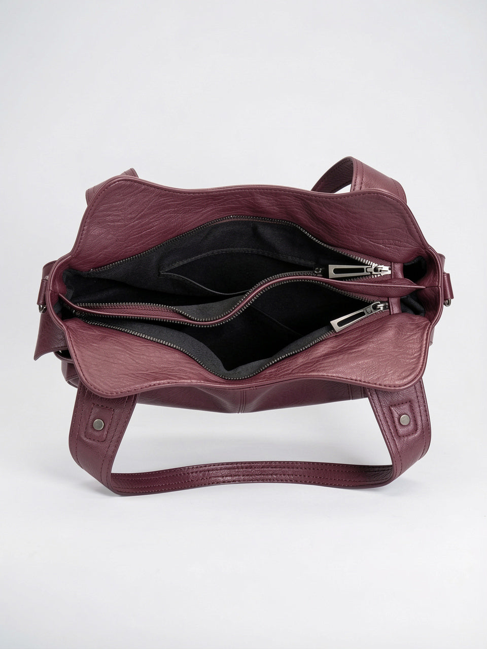 Olympe — Grand sac à main rétro souple de cours à bandoulière - 41