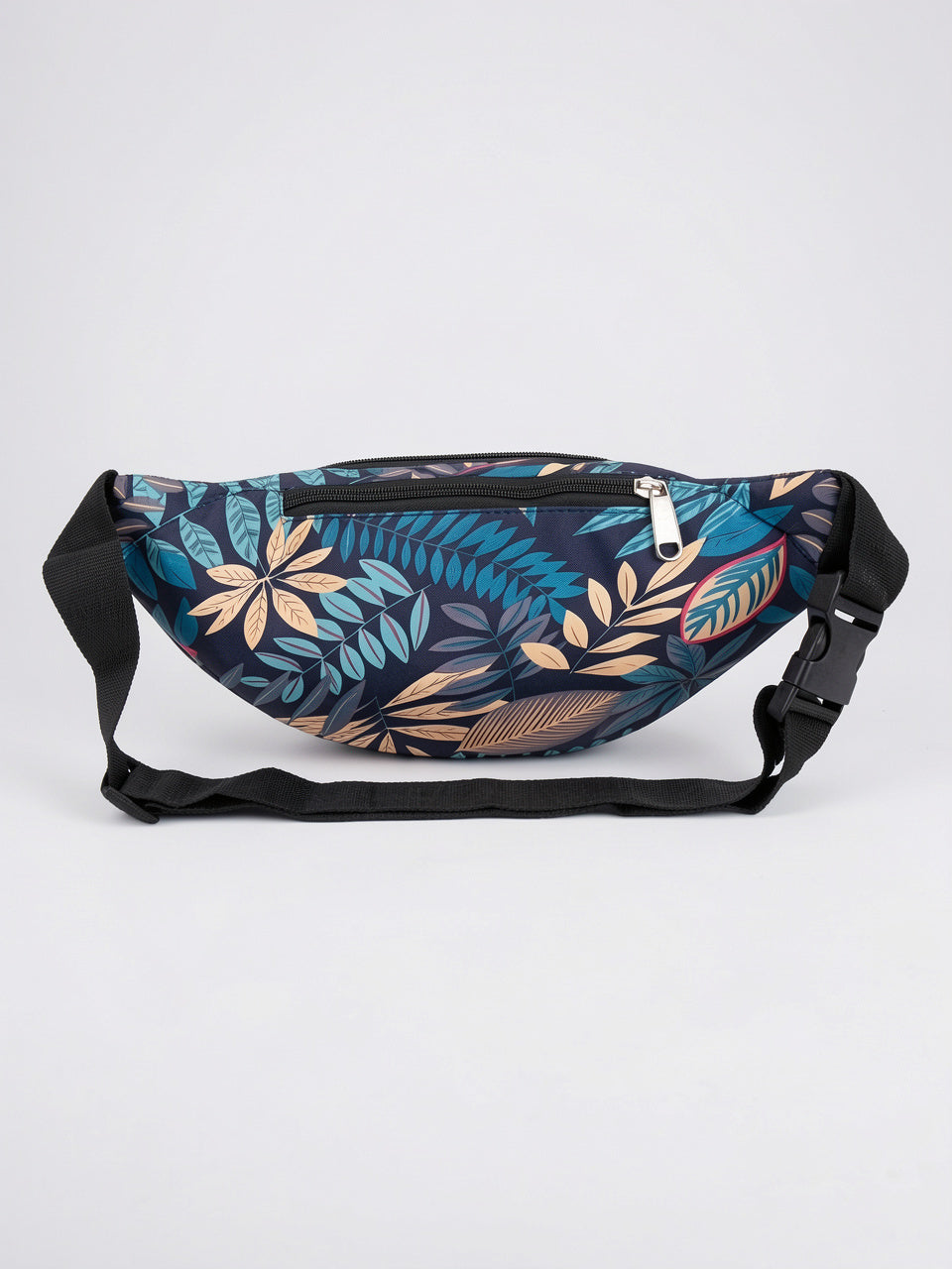 Olympe — Sac banane tendance tissu à motif feuillage - 8