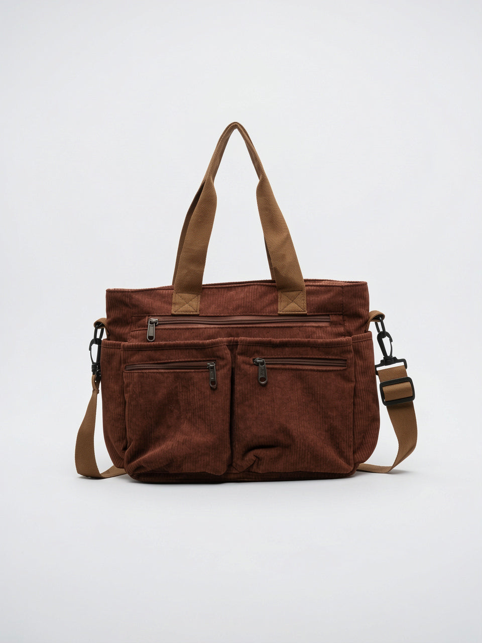 Ombeline — Sac en velours côtelé, polyvalent à bandoulière - 1